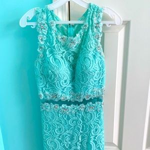 Short Turquoise Dress